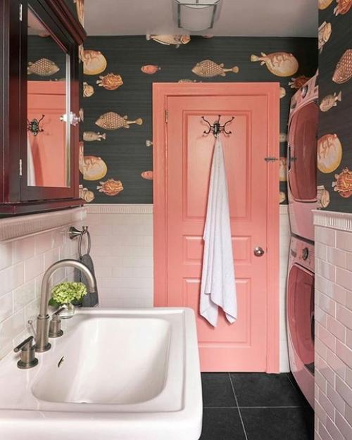 Стык плитки с краской/обоями. 02