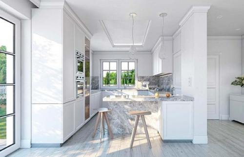 Эскизный проект классического коттеджа. 07