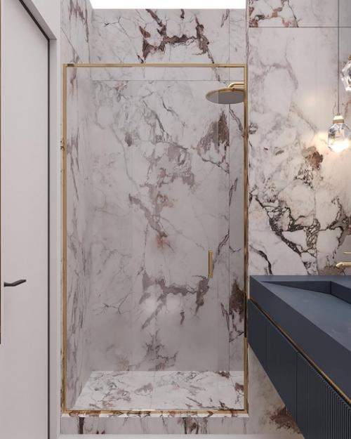 Колоритная ванная комната из проекта студии Lidesign. 02