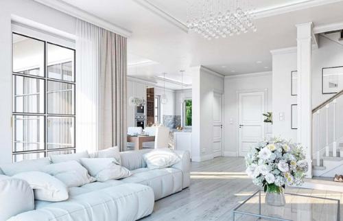 Эскизный проект классического коттеджа. 05