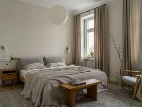 Стеклоблоки, метлах и терракота: квартира в Москве в старом фонде. 05