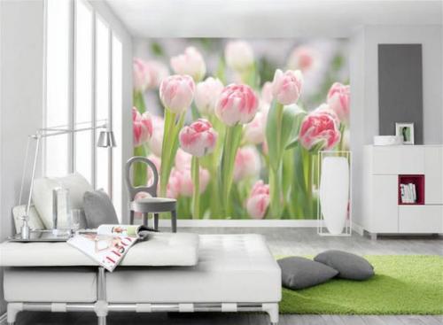 Интерьер спален с фотообоями. 01