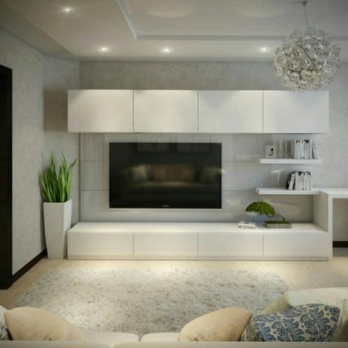 Спокойная приятная атмосфера в гостиной. 02