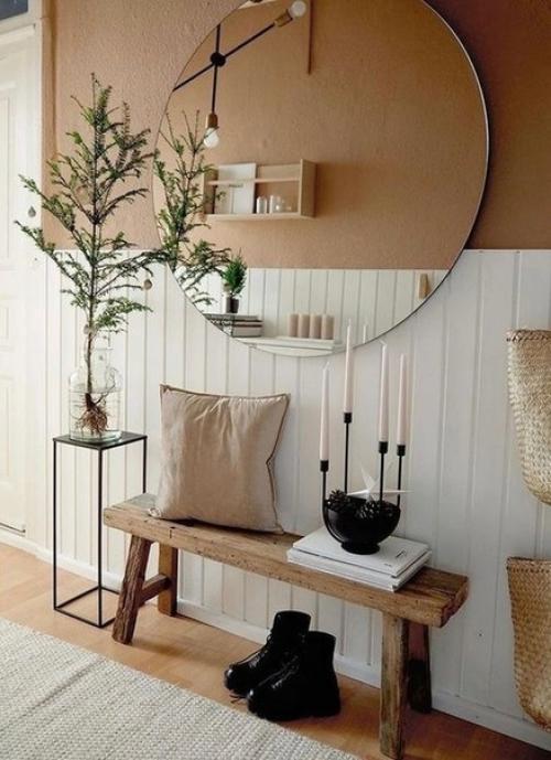 Вся правда о круглом большом зеркале в интерьере: 08