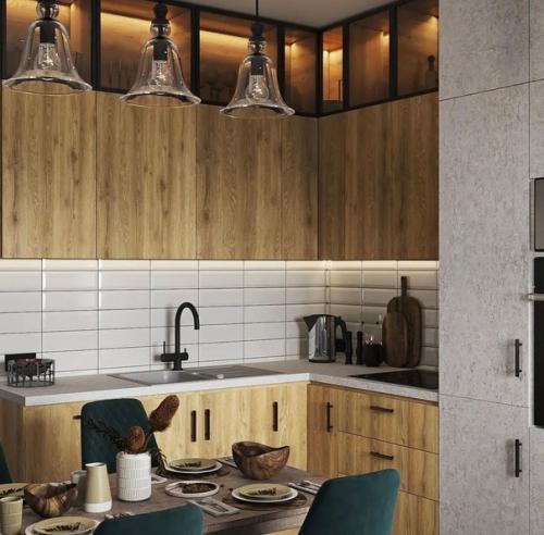 Заказчики интерьер в современном стиле с элементами лофта просили. 01