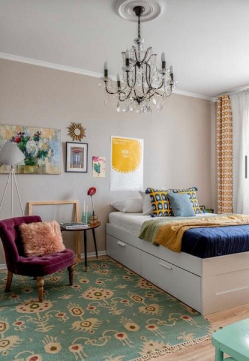 Интерьер однокомнатной квартиры 38 кв. 04