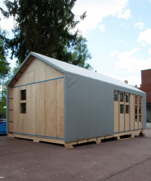 Проект дома, который был разработан группой финских студентов. 01