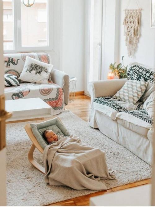 Детские деревянные кроватки в скандинавских интерьерах. 01