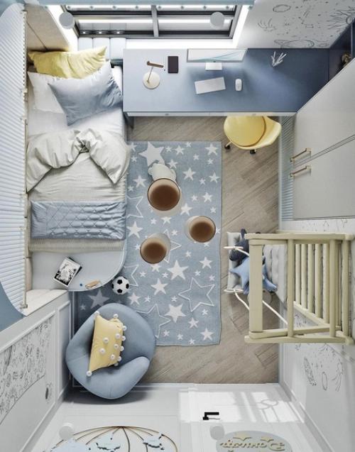 Интерьер красивой детской. 09