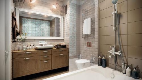 Дизайн - проект 3-комнатной квартиры в скандинавском стиле. 07