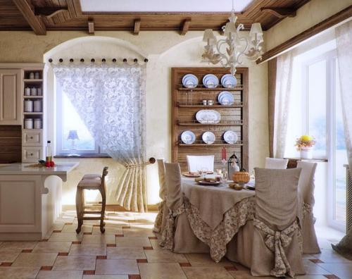 Текстиль - очень важная часть интерьера в стиле Прованс! 04