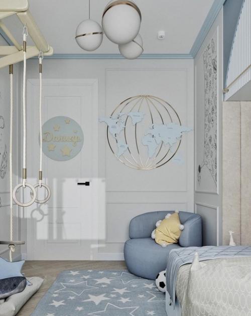 Интерьер красивой детской. 05