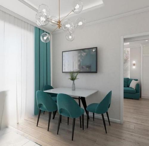 Современный интерьер. В светлых оттенках. 03