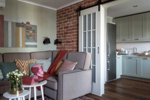 Капитальная перепланировка трёшки площадью 63 кв. 01