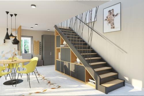 Дизайн - проект кухни - гостиной в загородном доме. 03