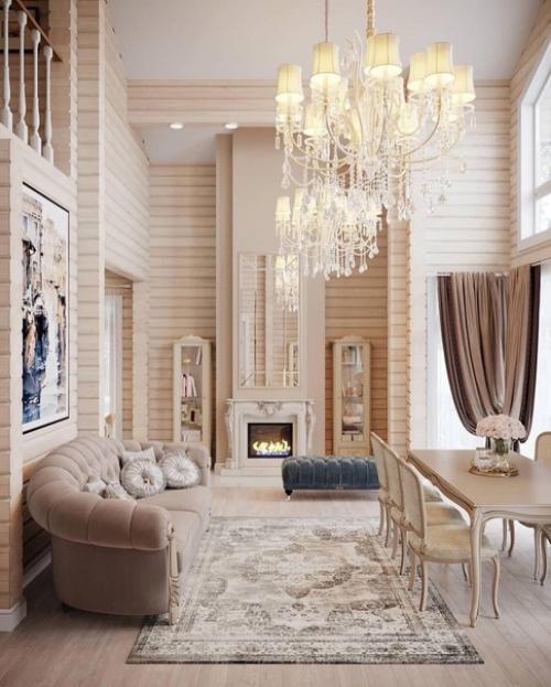 Кухня - гостиная с ее изысканным и шикарным интерьером - это настоящее удовольствие. 01