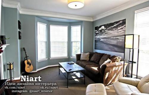 Объемный интерьер гостиной с эркером. 06 Объемный интерьер гостиной с эркером. 06