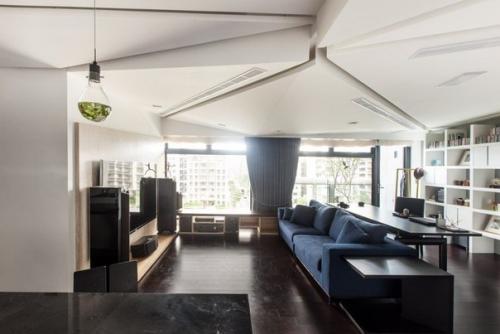 Современный дизайн интерьера дома в Тайване. 06