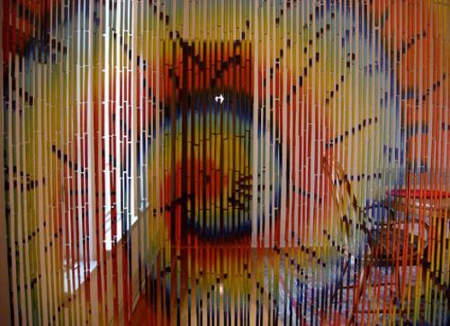 Дверные занавесы из бамбуковых палочек. 07