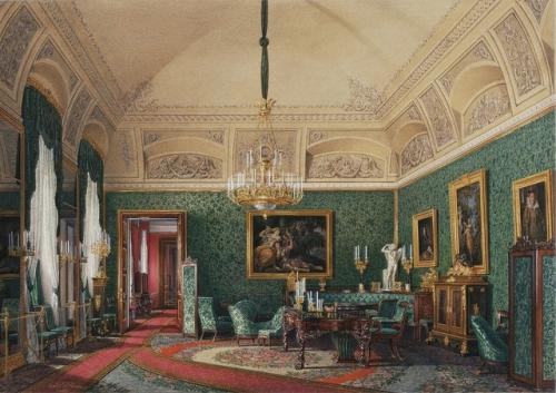 Утраченные интерьеры зимнего дворца на акварелях Эдуарда Петровича гау набат_утраченного. 01