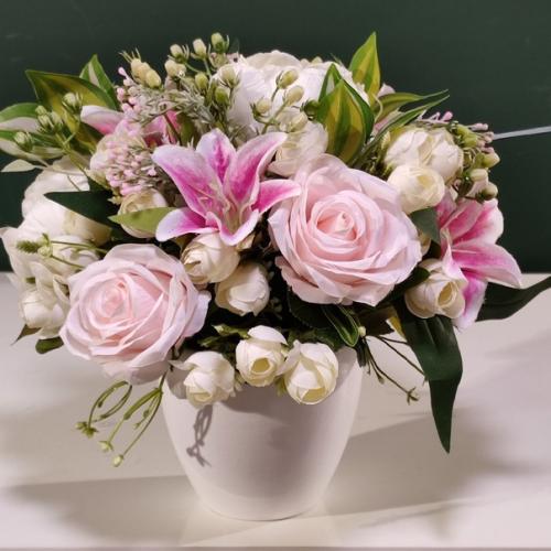 Композиции из искусственных цветов для интерьера завоевали мир! 02