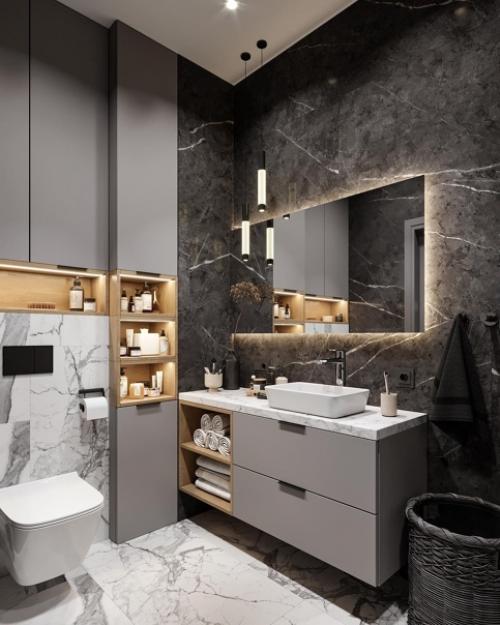 Сколько всего полезного можно сделать в санузле, если не устанавливать ванну. 05