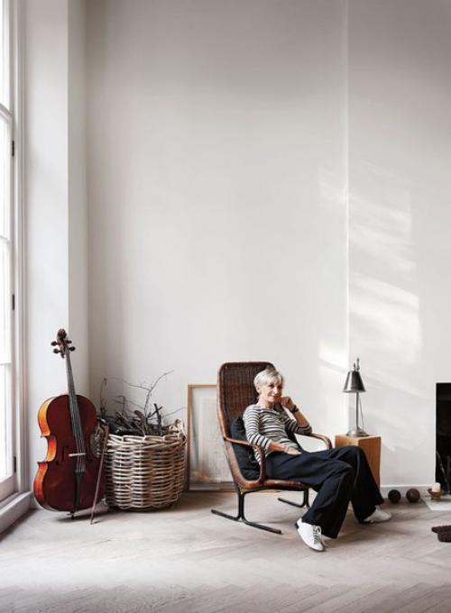 Квартира - студия британского модельера Anna Valentine. 08