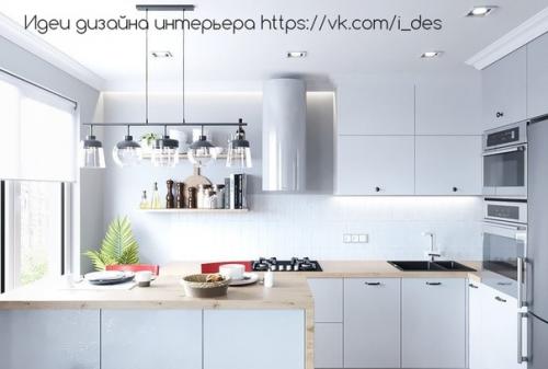 Кухня - гостиная 21 м. кв для молодого человека в Москве от Dhome хозяин творческая личность, ему оставили простор и музыкальную зону. 01