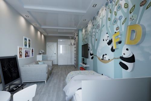 Двухкомнатная квартира в стиле хайтек лайт. 07