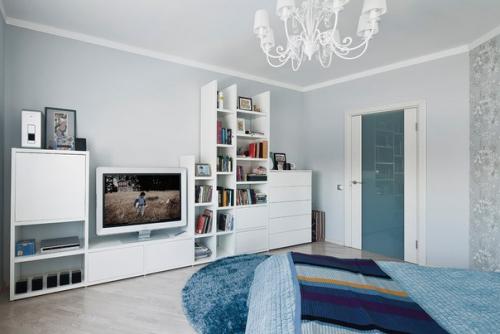 Комфортабельная двухкомнатная квартира с дизайнерским интерьером сдается. 02