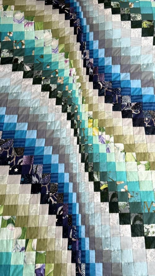 Покрывало барджелло Волна ручной работы - тепло мастера и уют в каждой стежке. 02