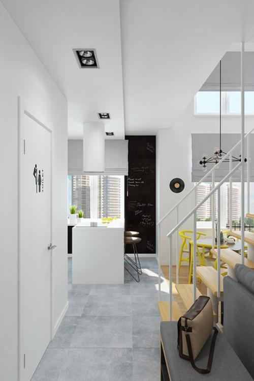 Двухуровневая квартира 69 кв. 01