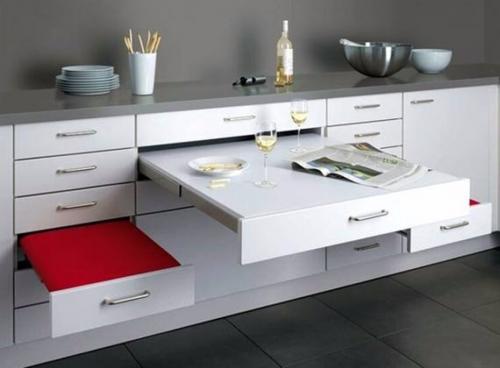 10 больших секретов маленькой кухни - мы вмещаем все необходимое. 08