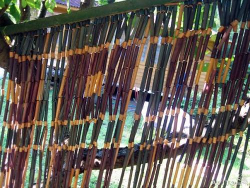 Дверные занавесы из бамбуковых палочек. 04