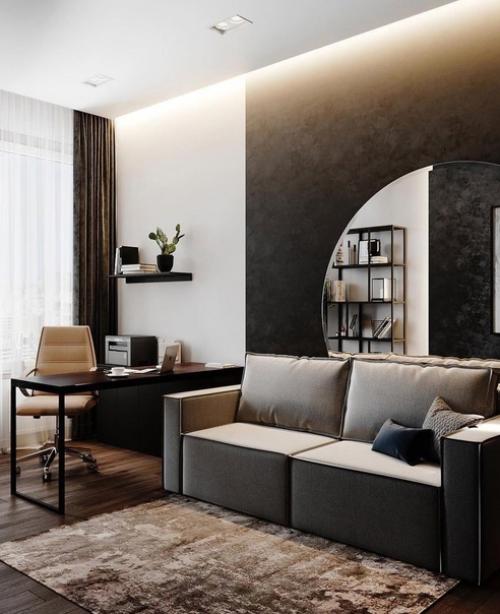 Организация комнаты для работы в своем доме - это современный и практичный способ удобства. 04