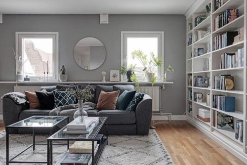 Интерьер таунхауса в скандинавском стиле. 01