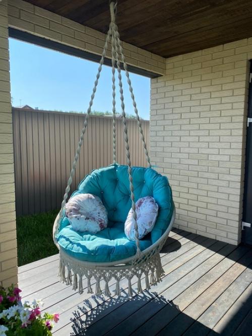 Подвесное кресло ручной работы может стать прекрасным подарком на день рождения, новоселье, или просто для себя. 04