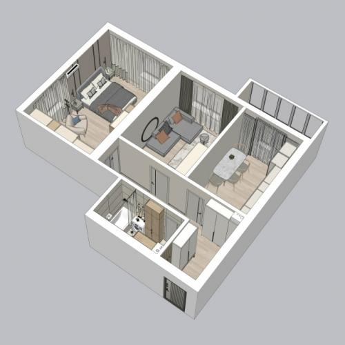 С учётом того, что часть вкусных деталей этого проекта я уже показывала, хочу теперь немного показать сам объём проекта и рассказать про него. 02