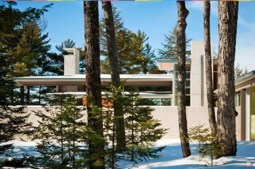 Особняк из бетона, стекла и дерева ч. 1. 04