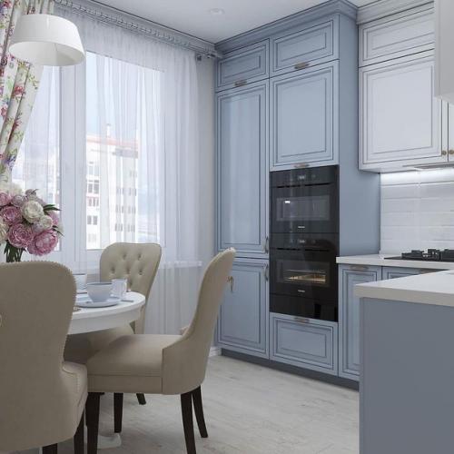 Интерьер кухни 10 м. 02