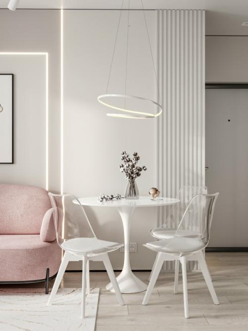 Светлый проект 1-комнатной квартиры 34 м 2 (36, 7 м 2 с лоджией. 01