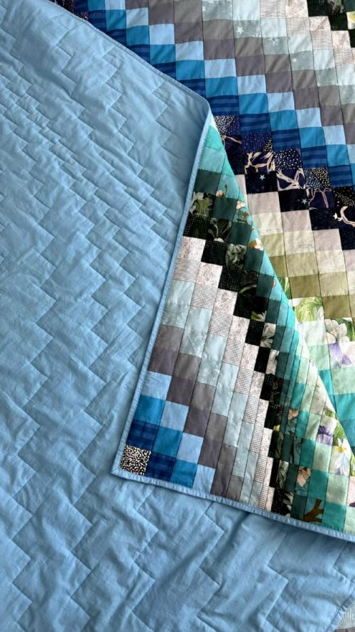 Покрывало барджелло Волна ручной работы - тепло мастера и уют в каждой стежке. 03