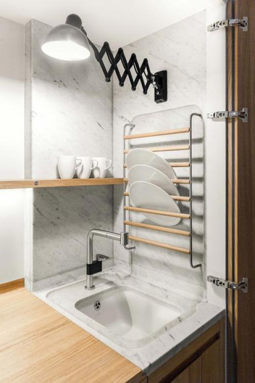 Современная квартира - ячейка в доме - коммуне на гоголевском бульваре в Москве. 08