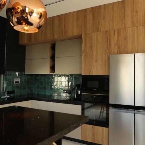 Шикарная кухня в частном доме от нашего подписчика. 02