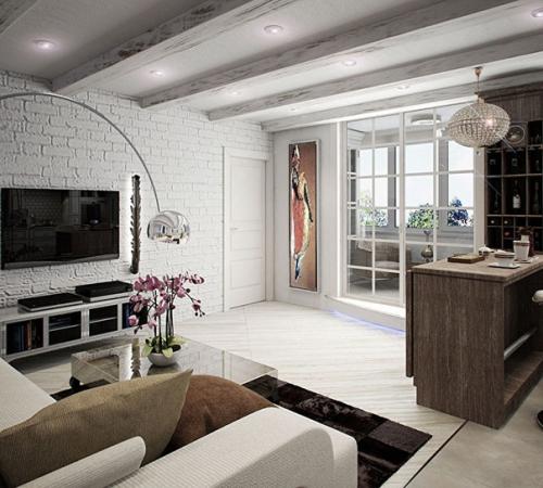 Небольшая квартира общей площадью 72 кв. 02