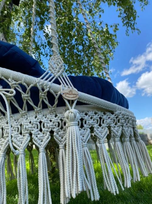 Подвесное кресло ручной работы может стать прекрасным подарком на день рождения, новоселье, или просто для себя. 02