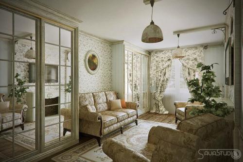 Интерьер в стиле Прованс. 02