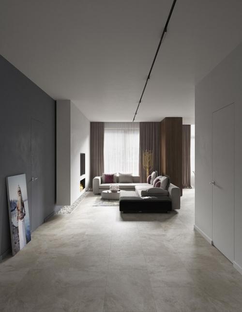 Интерьер гостиной студии в стиле ом. 04