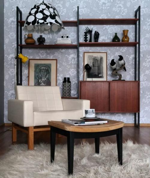 Стильная квартира кирси в финском ювяскюле выглядит очень оригинально благодаря графичному и нестандартному дизайну. 01