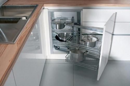 10 больших секретов маленькой кухни - мы вмещаем все необходимое. 03